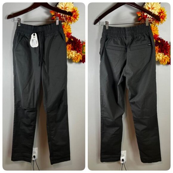prAna Palisades Ripstop E Waist Pant XXS in Dark Iron Organic Cotton - Picture 1 of 11